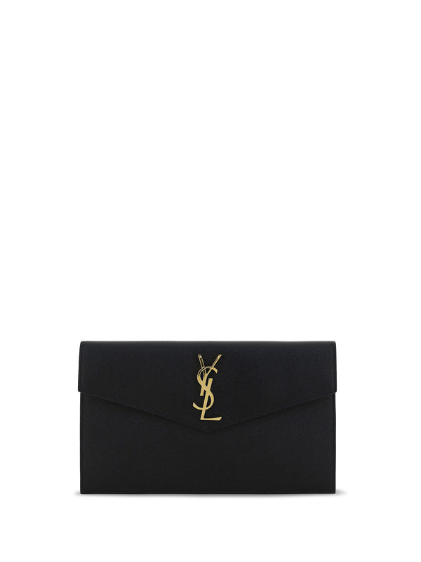 Saint Laurent 100% calf leather (Bos Taurus) wallet in black