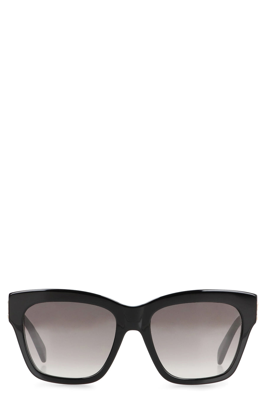 Triomphe Cat-Eye Sunglasses Black Acetate
