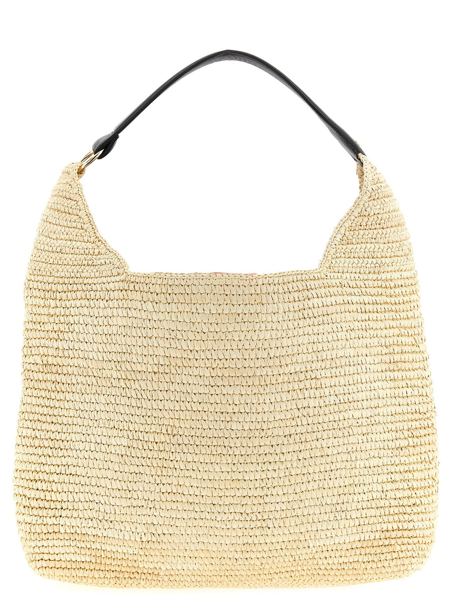 Maison Michel Cristiana Shoulder Bag — Beige