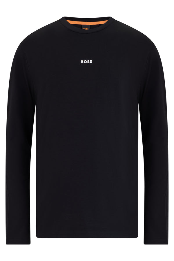 Long-Sleeve T-Shirt Black Cotton T-shirts