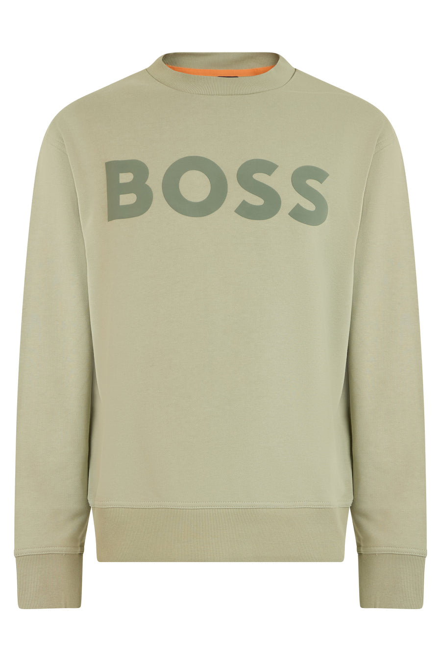 Cotton Sweatshirt Open Green Sweatshirts