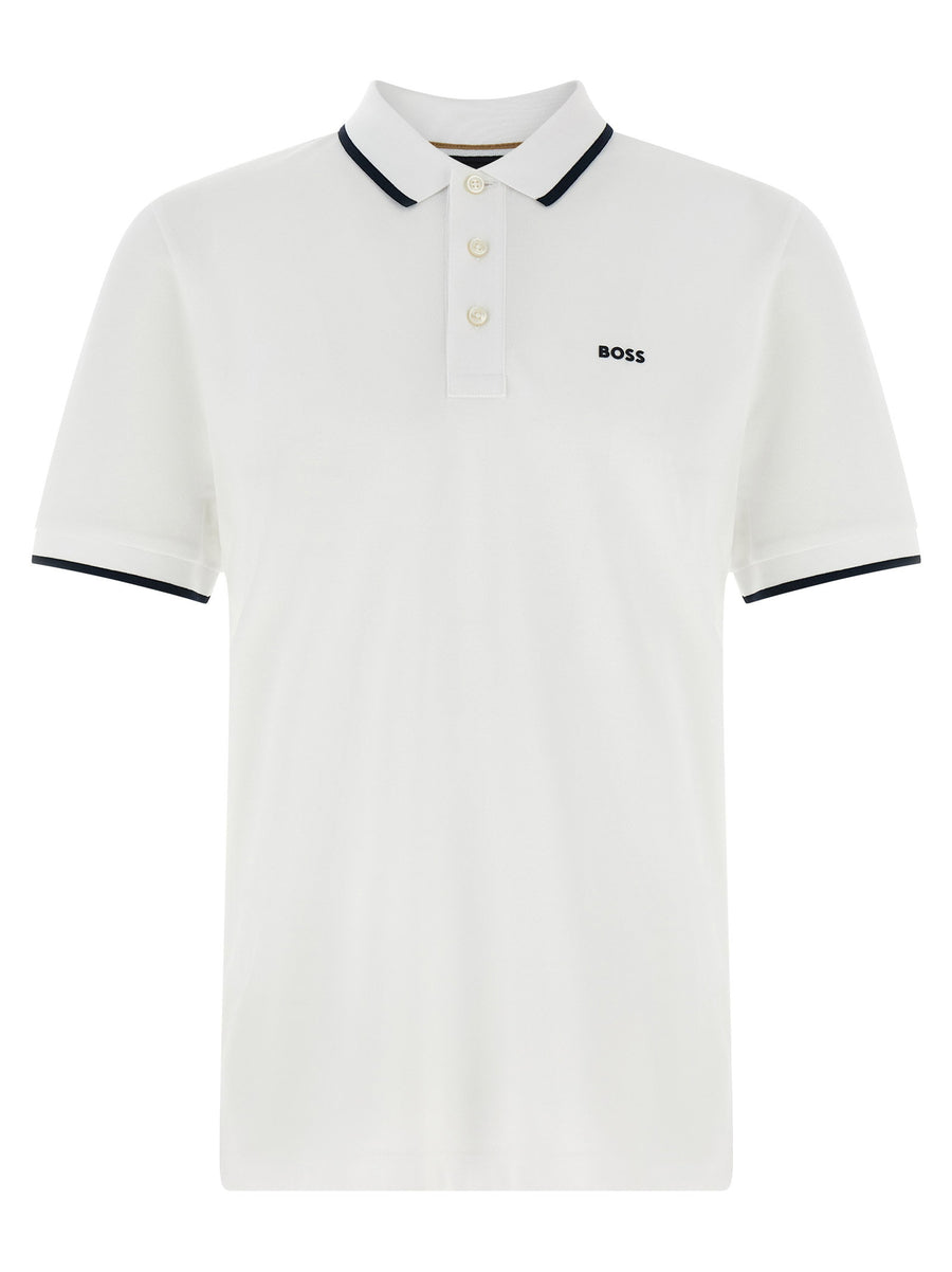Hugo Boss Parlay Polo Shirt — White