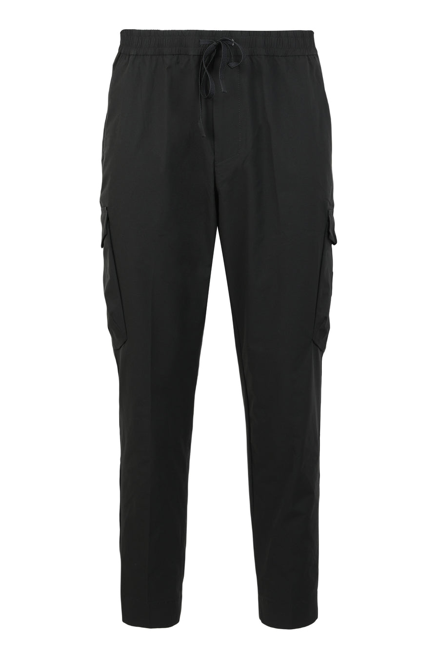 Cargo Pants Elastic Poplin Black Eme Trousers