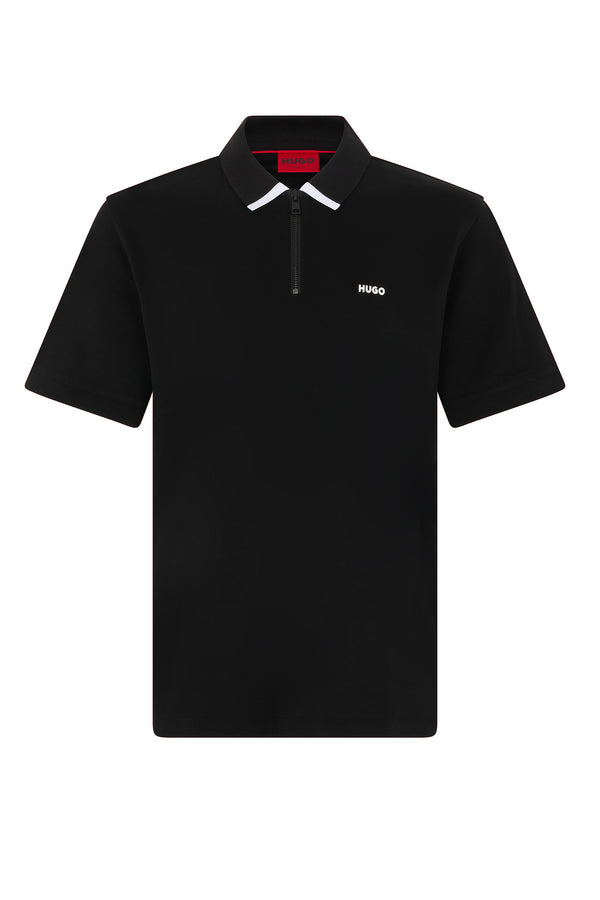 Polo Shirt Cotton Black