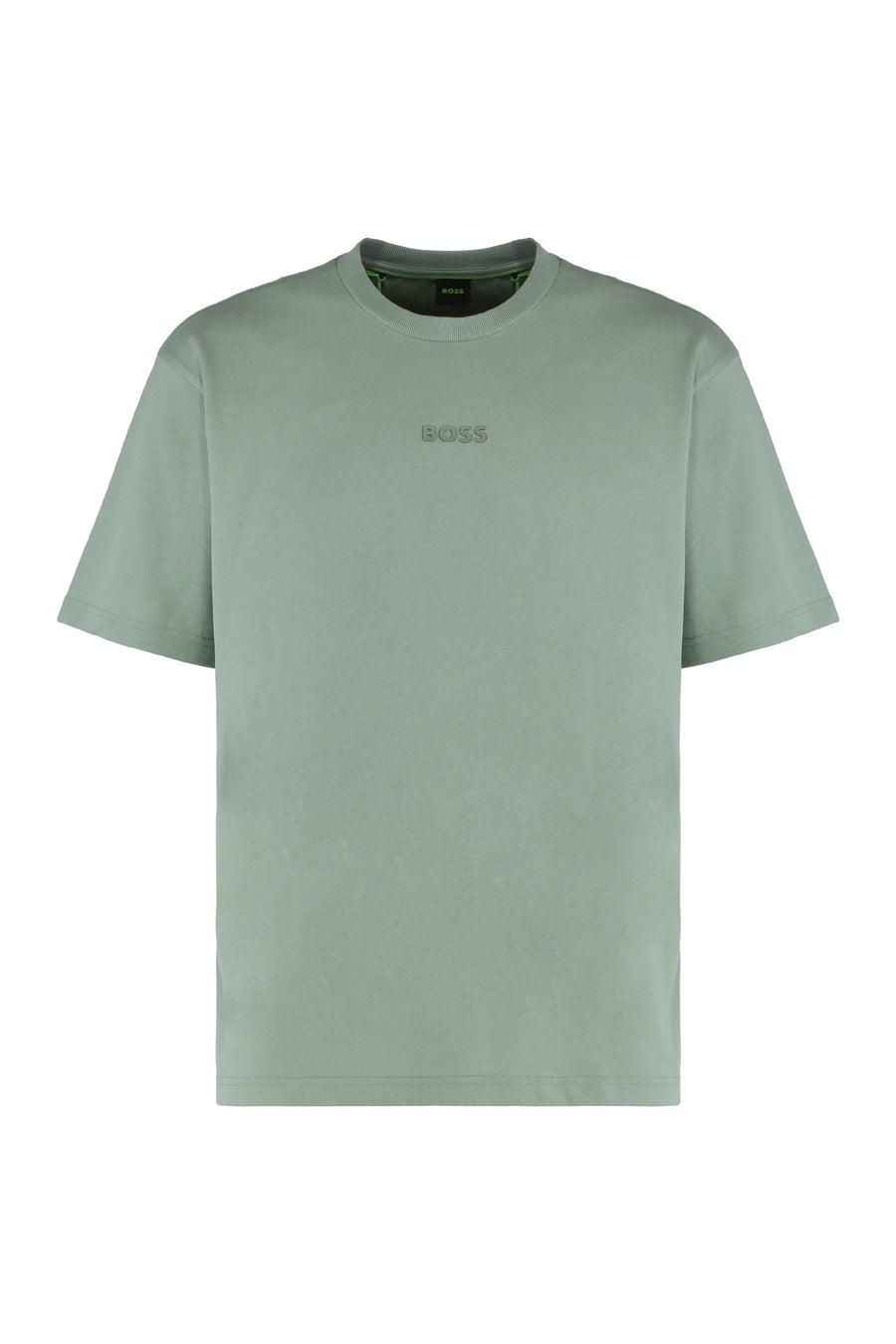 Crew Neck T-Shirt Cotton Green T-shirts