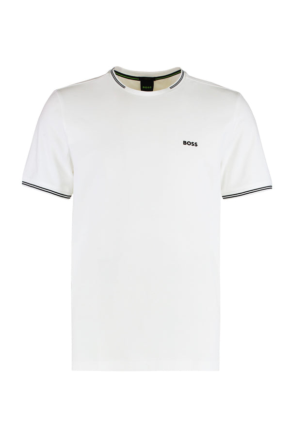 Crew Neck Cotton T-Shirt White T-shirts