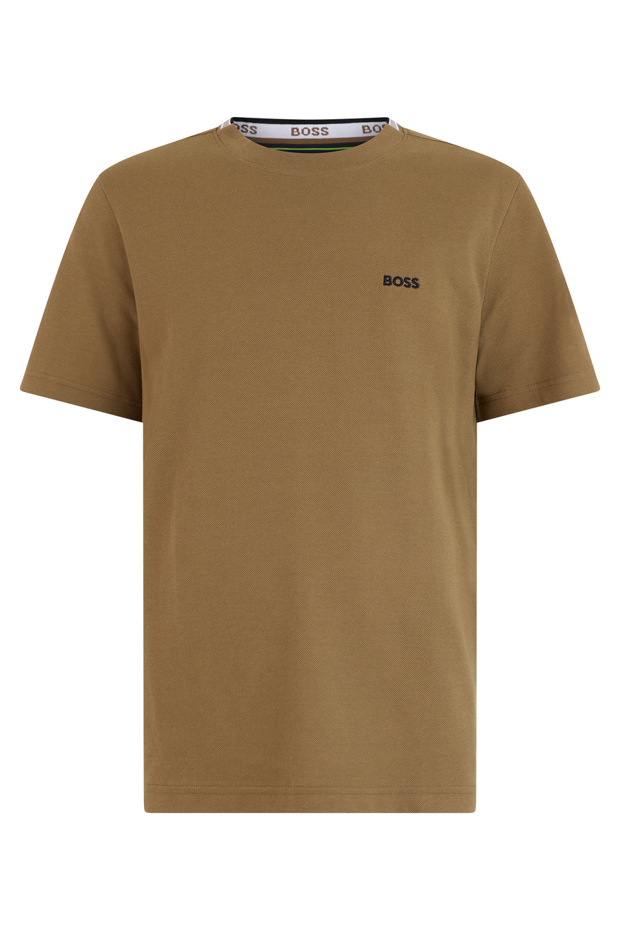 Short-Sleeve Cotton T-Shirt Medium Brown T-shirts