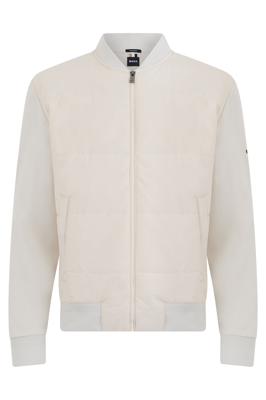 Puffer Jacket H-Skiles 100 White Cotton Mix Open Padded & Down
