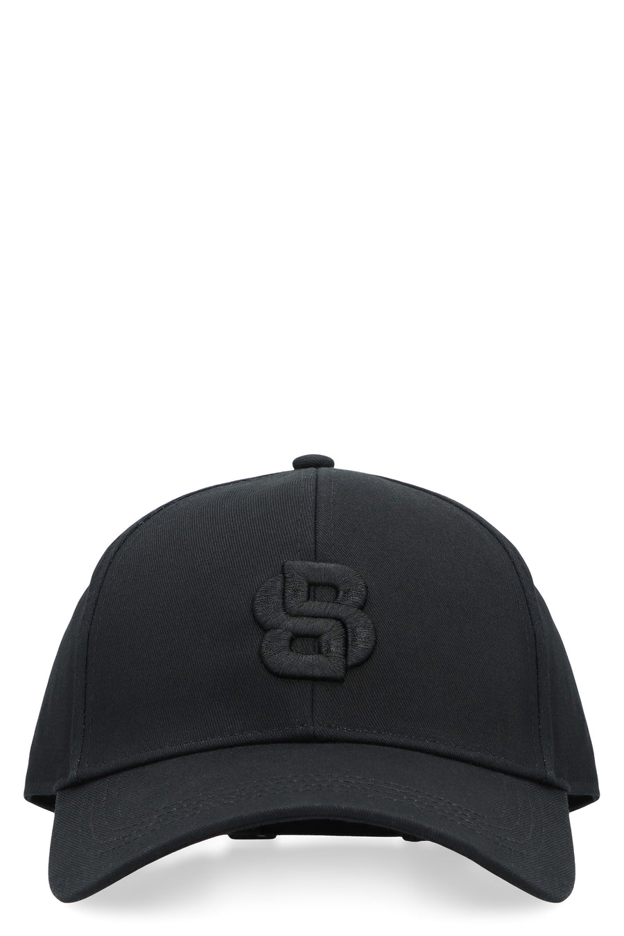 Boss Logo Baseball Cap Black Cotton Hat