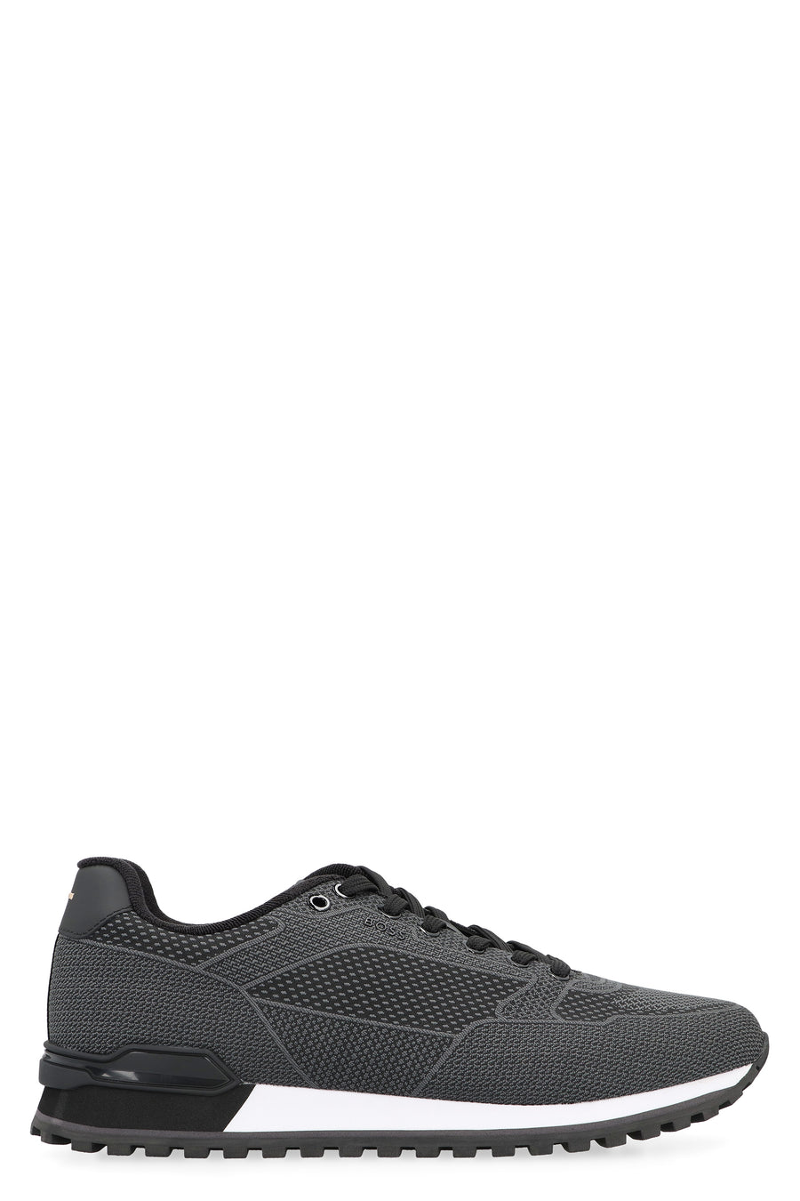 Low-Top Parkour Sneakers Grey Polyester Trainers