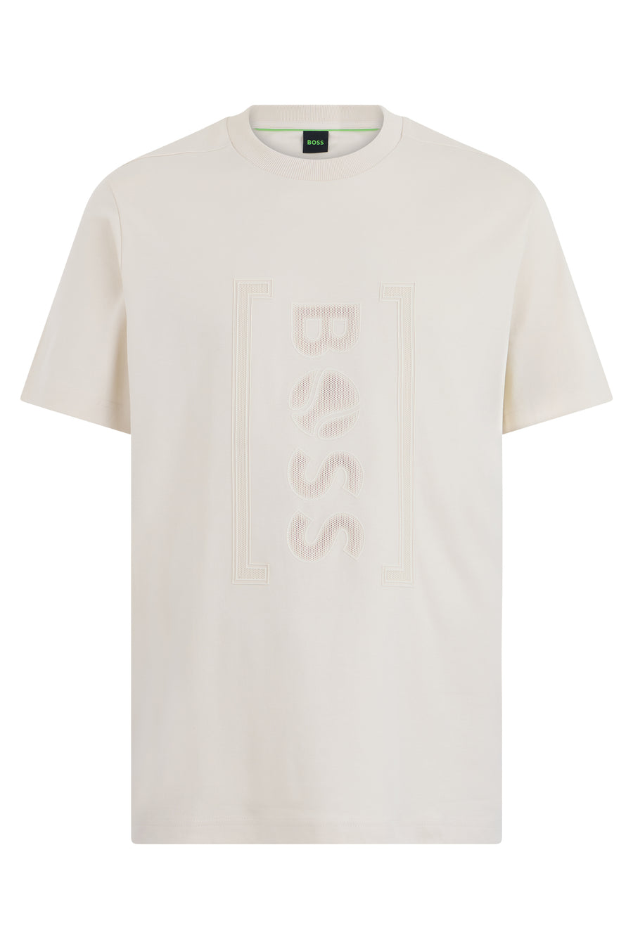 Cotton Short-Sleeved T-Shirt Open White T-shirts