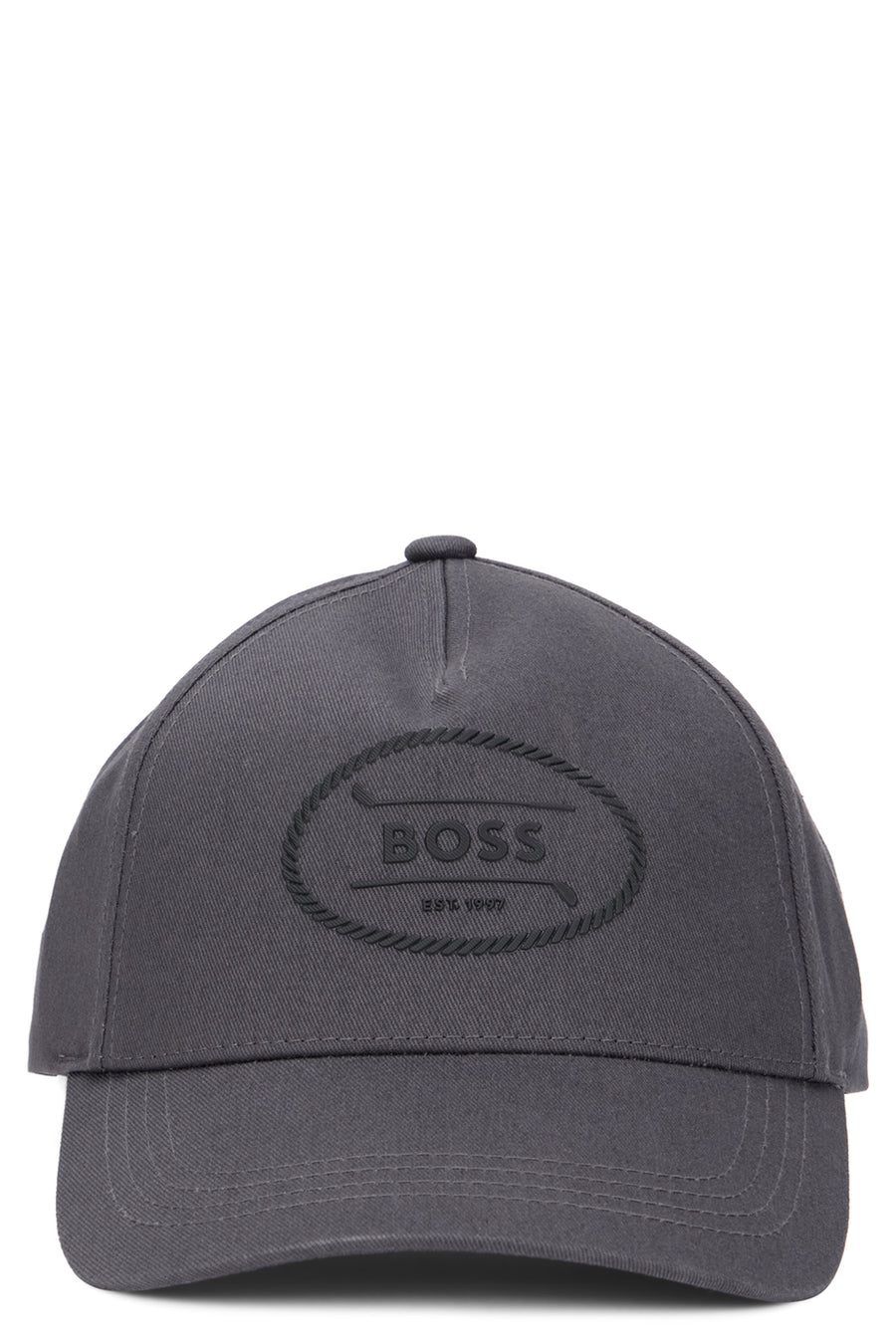 Baseball Cap Dark Grey Cotton Hat
