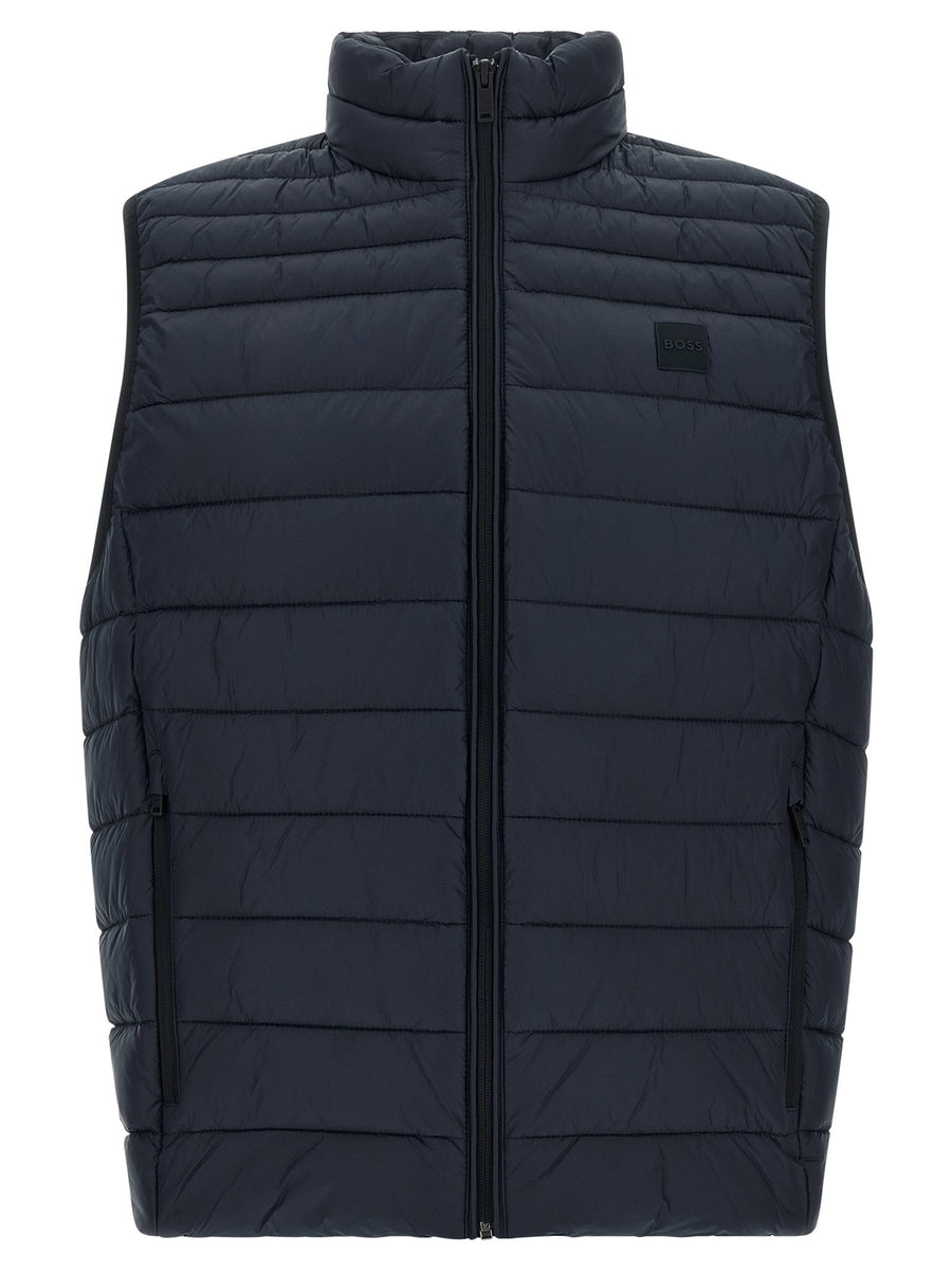 Hugo Boss Quilted Padded Vest — Navy