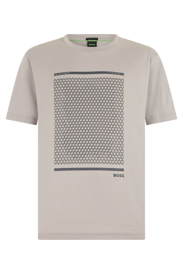 Cotton T-Shirt With Print Turtledove T-shirts