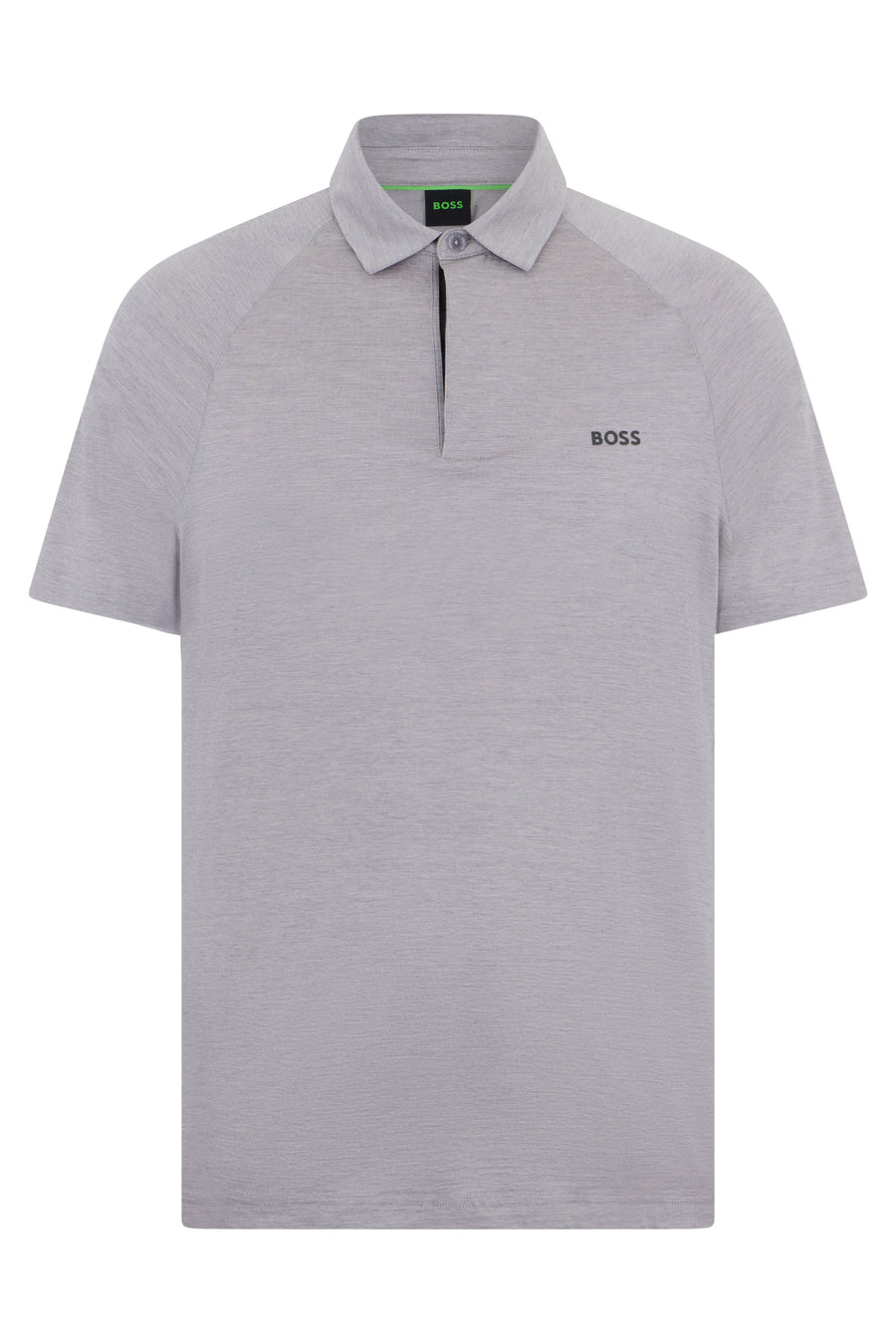 Polo Shirt Cotton Heather Grey