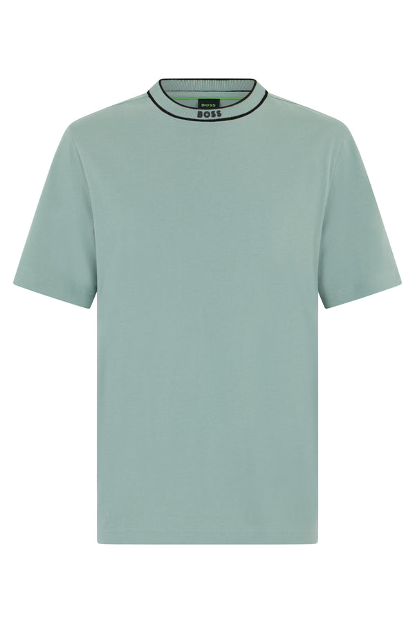 Short-Sleeve Cotton T-Shirt Green T-shirts