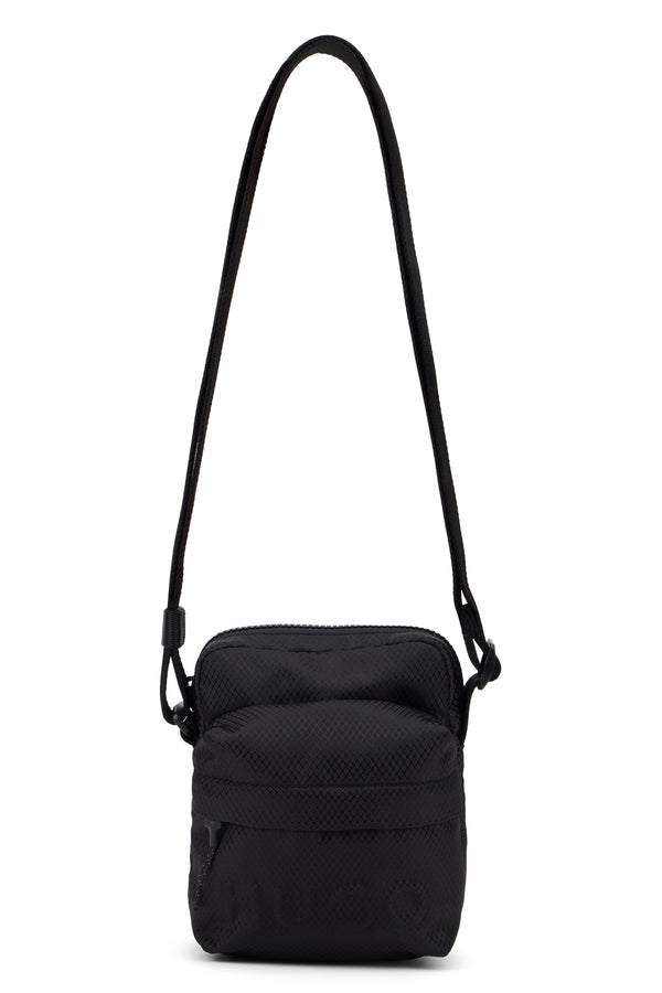 Shoulder Bag, Technical Fabric, Black Polyester Belt Bags
