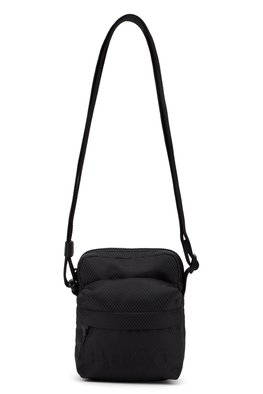 Shoulder Bag, Technical Fabric, Black Polyester Belt Bags