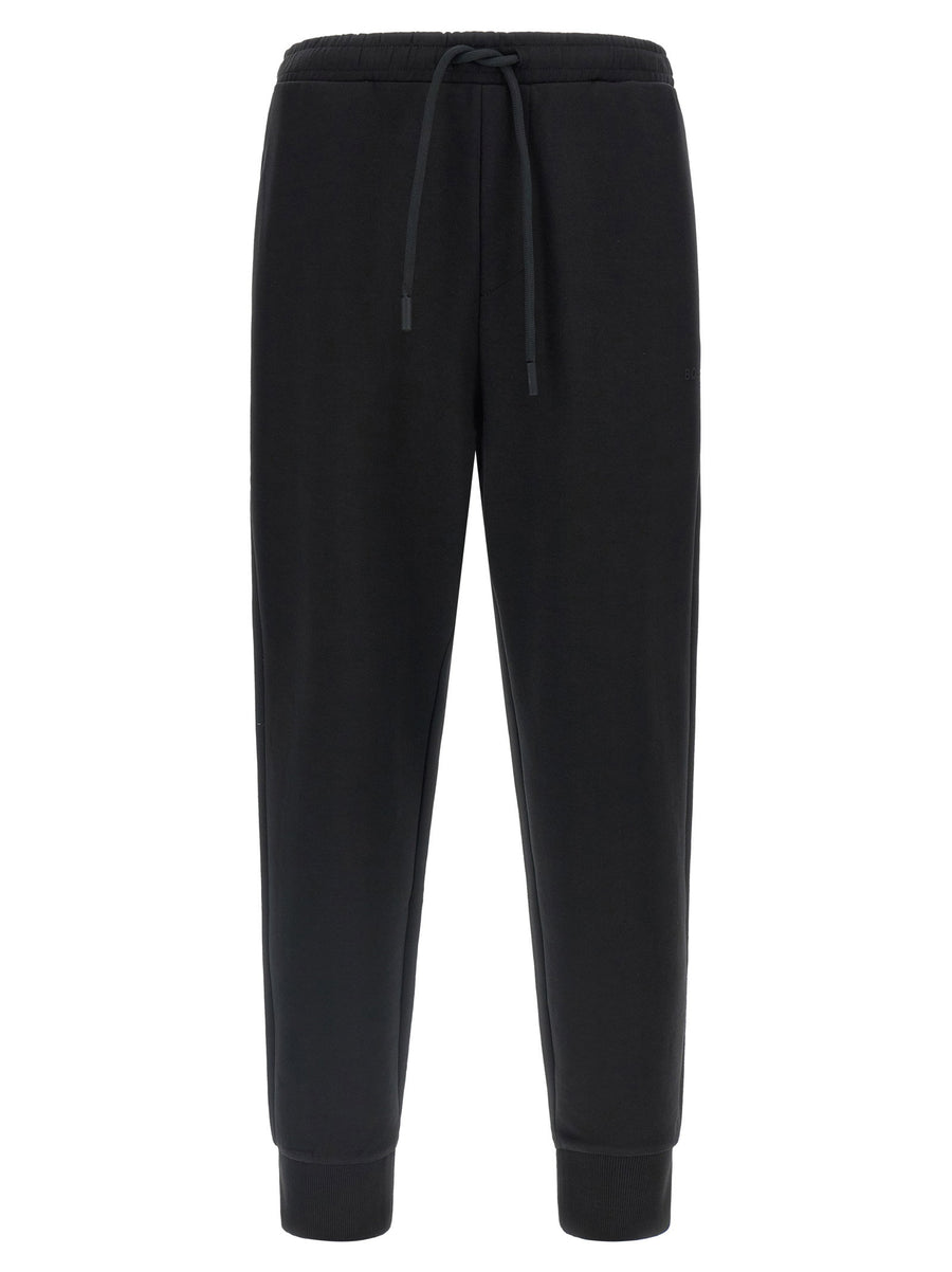 Hugo Boss Cotton Jersey Joggers — Black