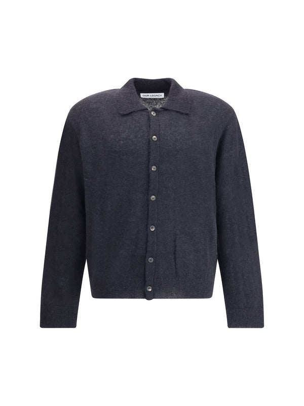Our Legacy 55% Alpaca Vicuña; 30% Polyamide; 15% Other Fibres cardigan in black