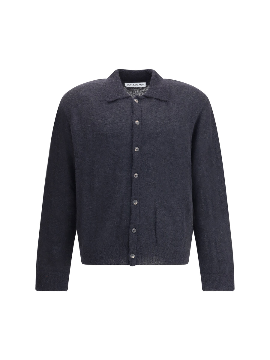 Our Legacy 55% Alpaca Vicuña; 30% Polyamide; 15% Other Fibres cardigan in black
