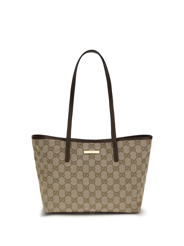 Gucci 52% Polyester tote bag in beige