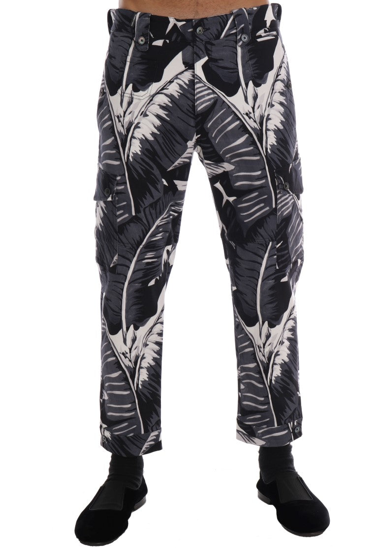 Dolce & Gabbana 97% Cotton trousers in black