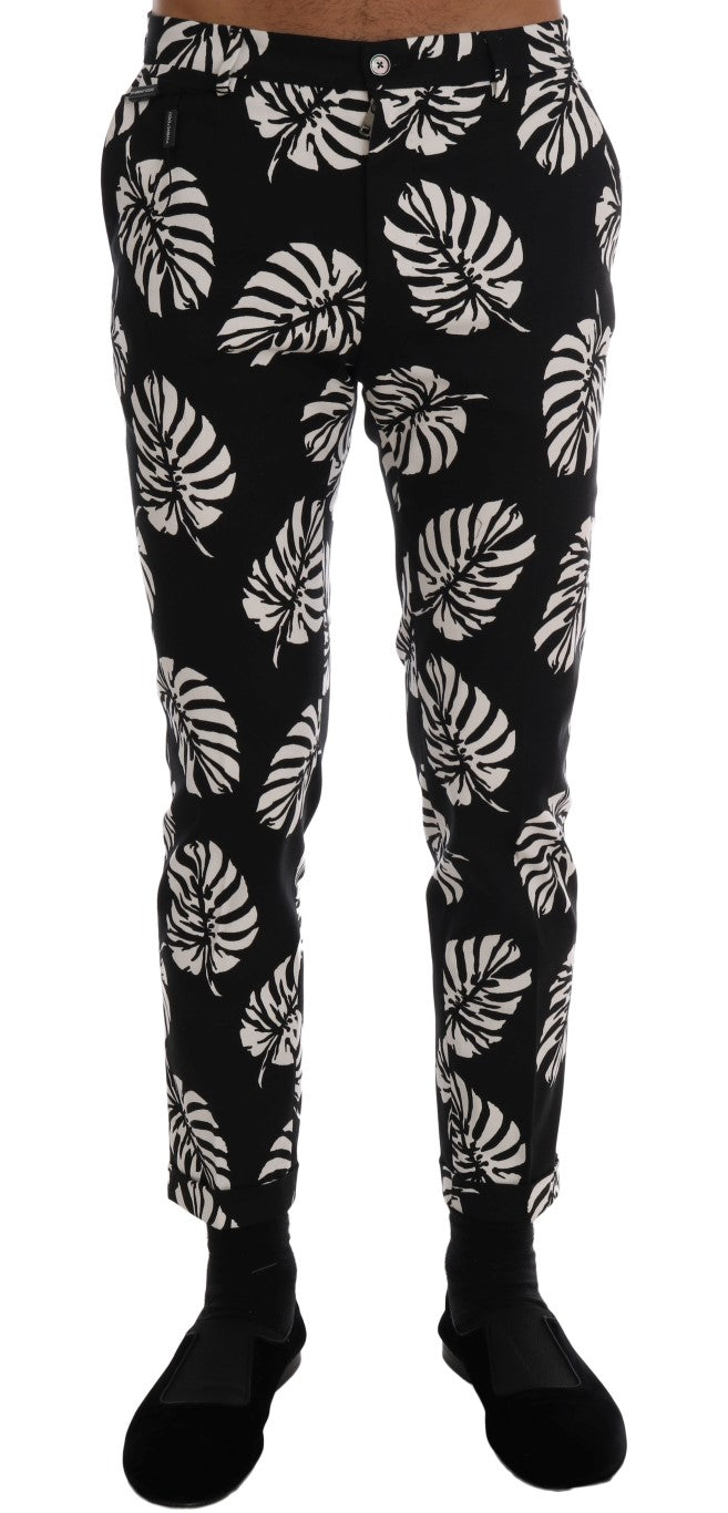 Dolce & Gabbana 97% Cotton trousers in black