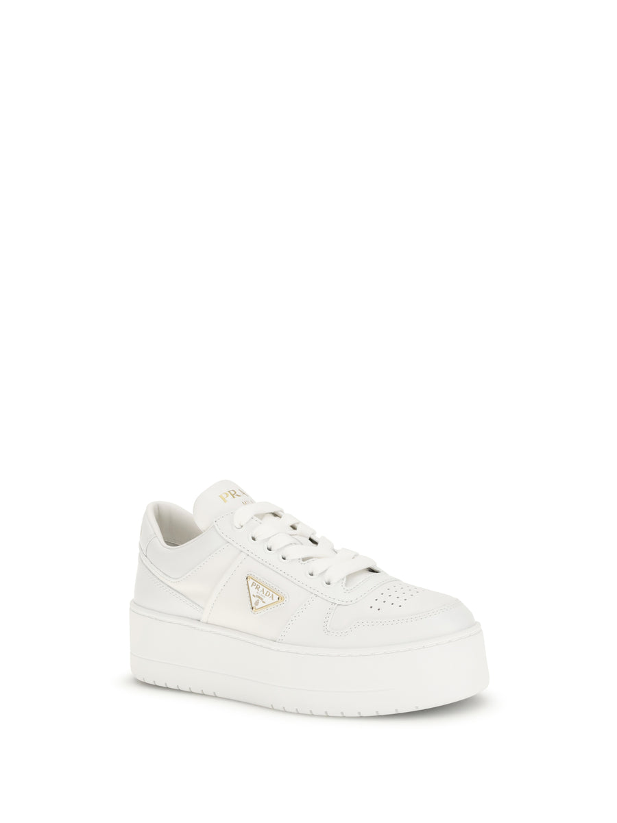 Sneakers Downtown Bold White Upper: Calf Leather Lace-up Shoes