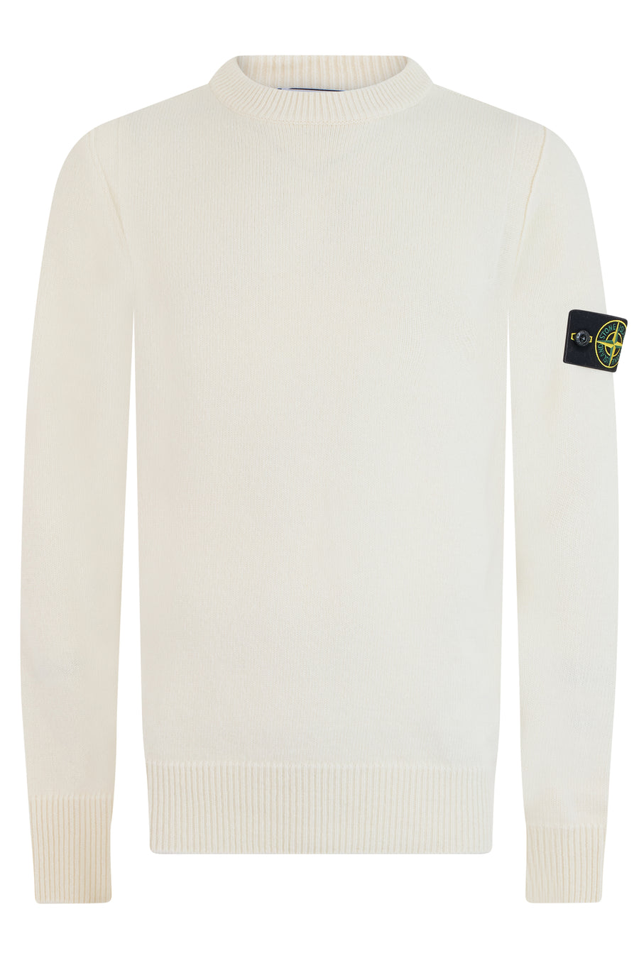 Crew Neck Sweater Virgin Wool Ivory Sweatshirts