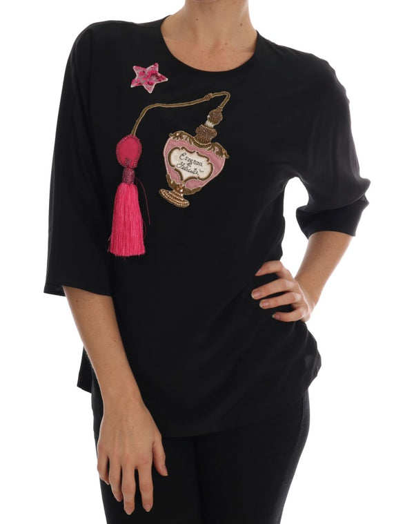Dolce & Gabbana 100% Silk blouse in black