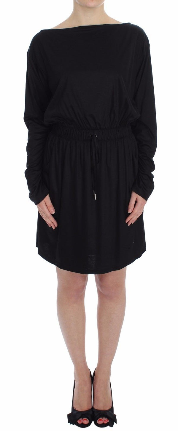Versace Jeans 85% Modal dress in black