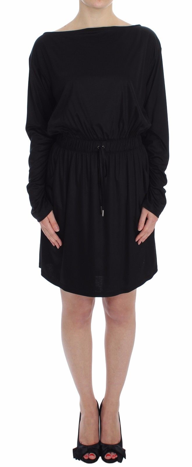 Versace Jeans 85% Modal dress in black