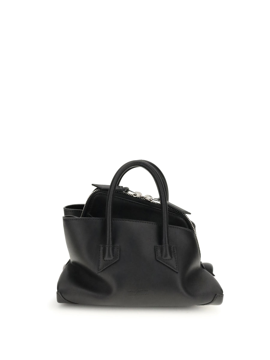 La Passeggiata Mini Leather Handbag Black Calf Bos Taurus Handbags