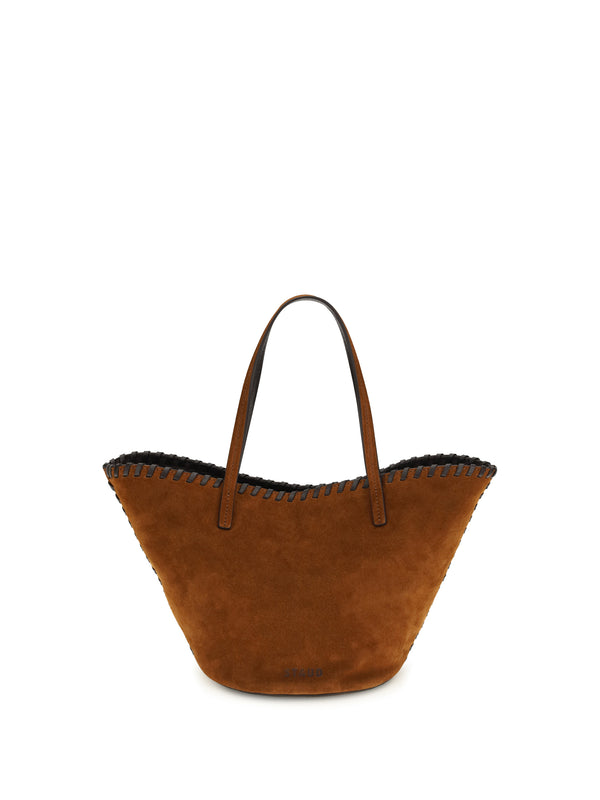 Staud 100% calf leather (Bos Taurus) shoulder bag in brown