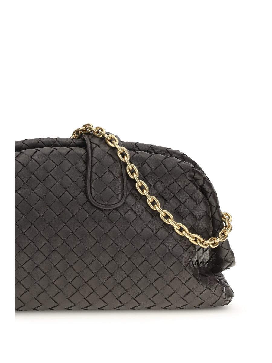 Clutch Lauren 1980 Espresso Leather Espresso/brass Lamb (ovis Aries) Shoulder Bags
