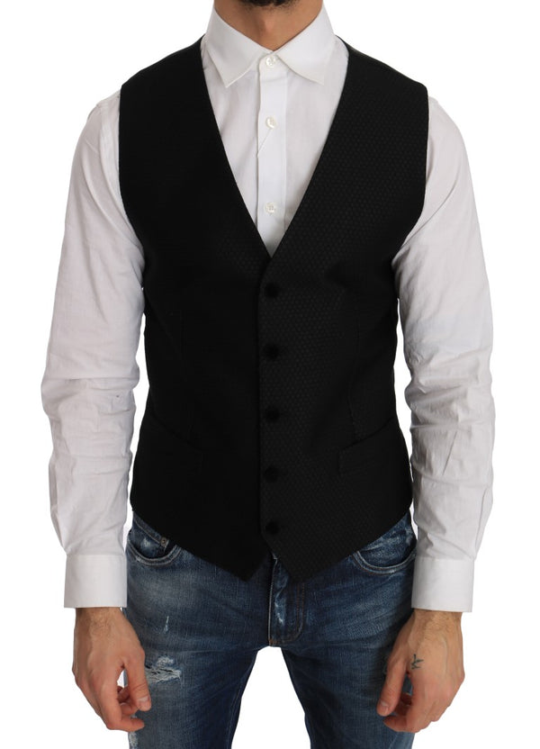 Dolce & Gabbana 51% Wool vest in black