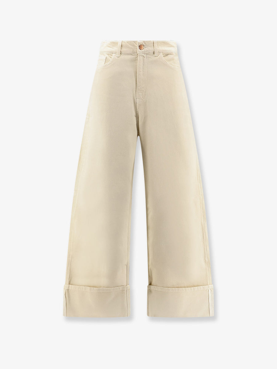 Trousers Skater Duo Canvas Beige Cotton