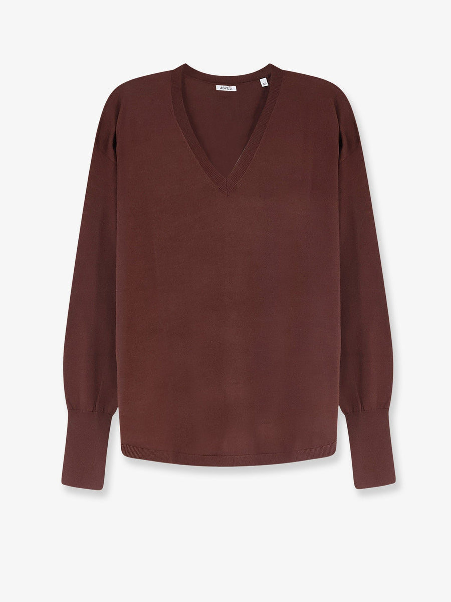 Sweater Virgin Wool Brown