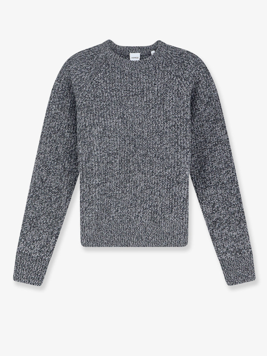 Virgin Wool Sweater — Grey