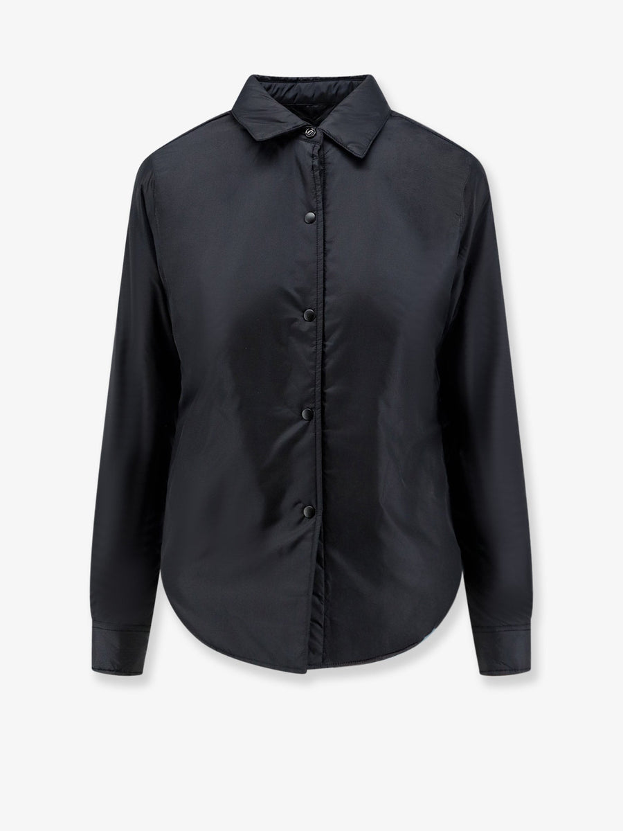 Nylon Shirt Jacket Black Polyamide