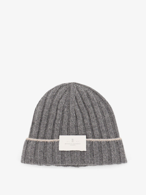 Beanie Cashmere Grey Hat