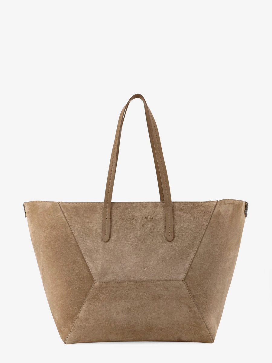 Shoulder Bag Bc Duo Suede Beige