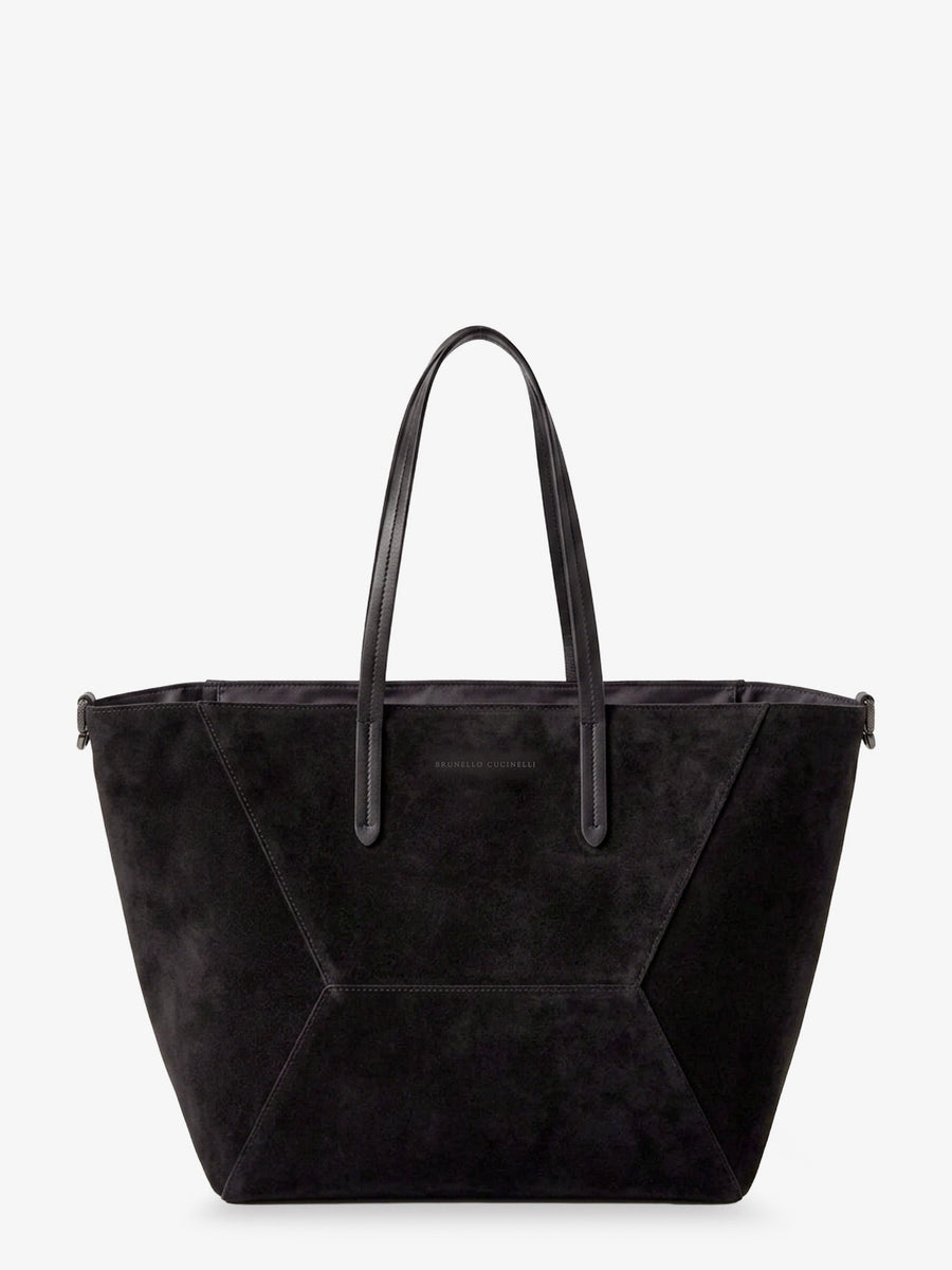Suede Shoulder Bag Bc Duo Grey