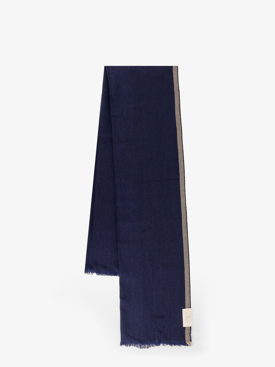 Scarf Wool-Cashmere Blue