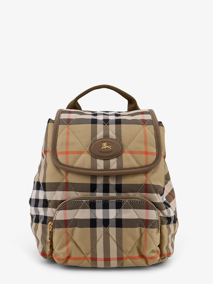 Backpack Horseshoe Nylon Beige Backpacks