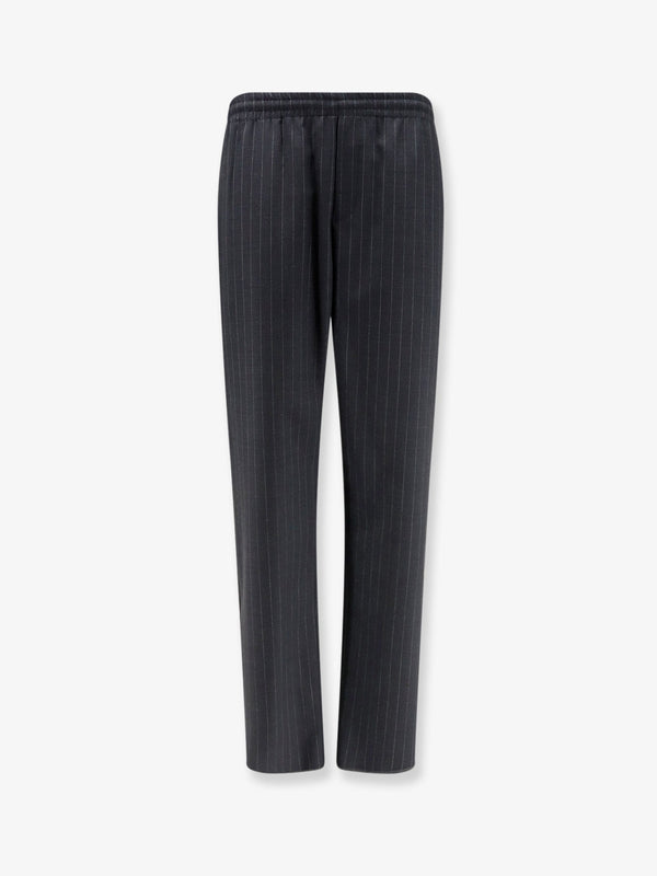 Trousers - Wool Drawstring, Grey