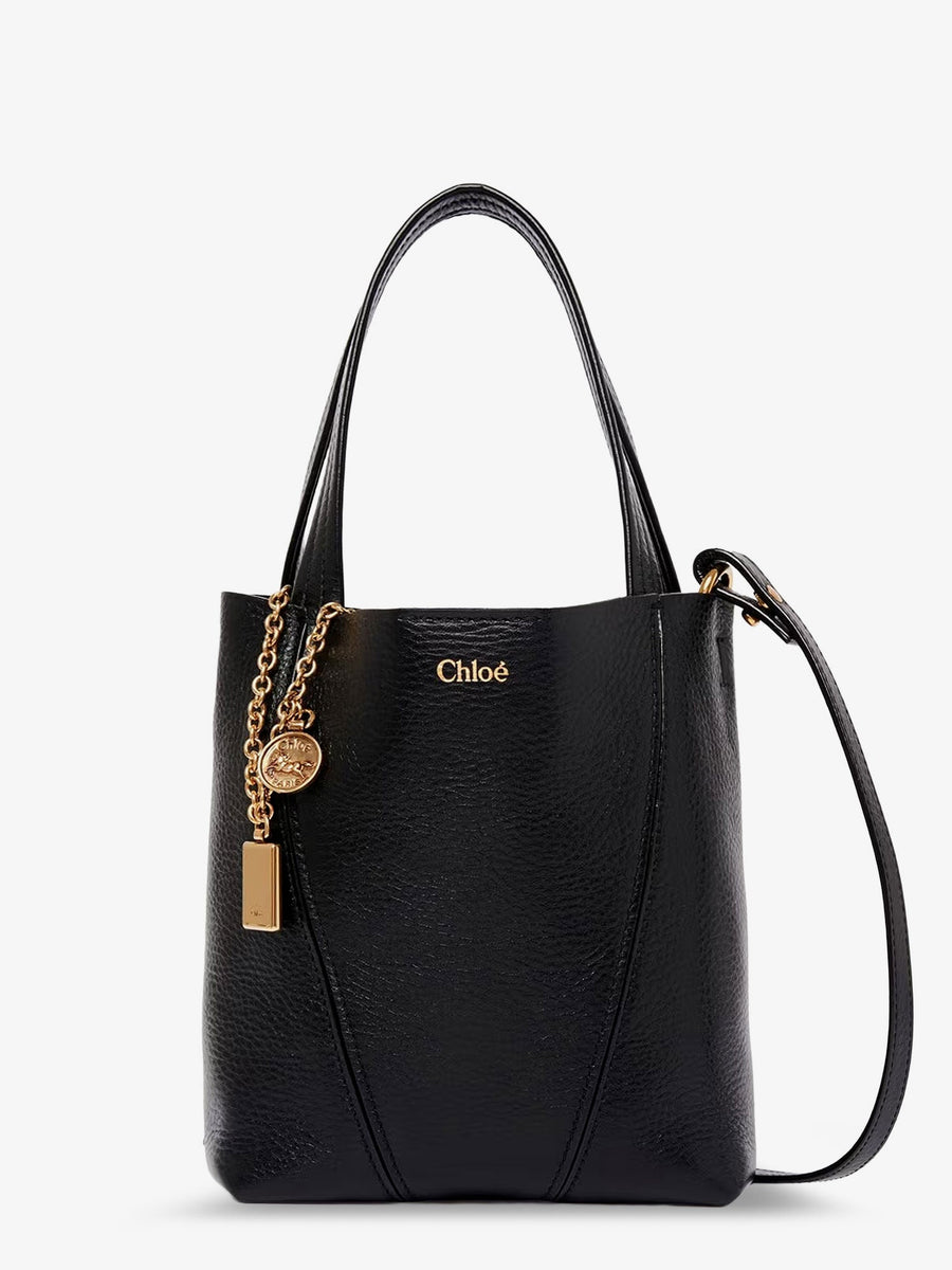 Crossbody Bag Spin Black Leather Shoulder