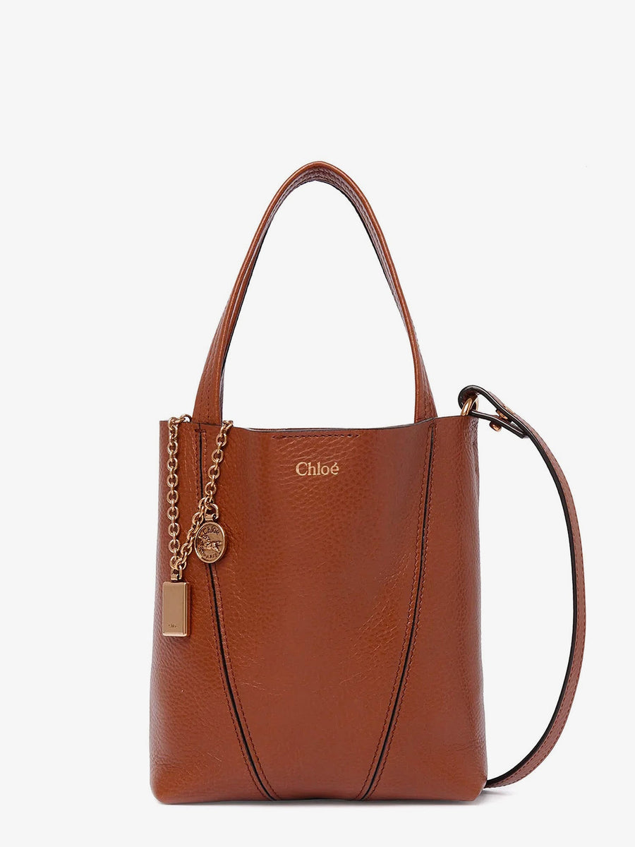 Leather Crossbody Bag Spin Brown Shoulder