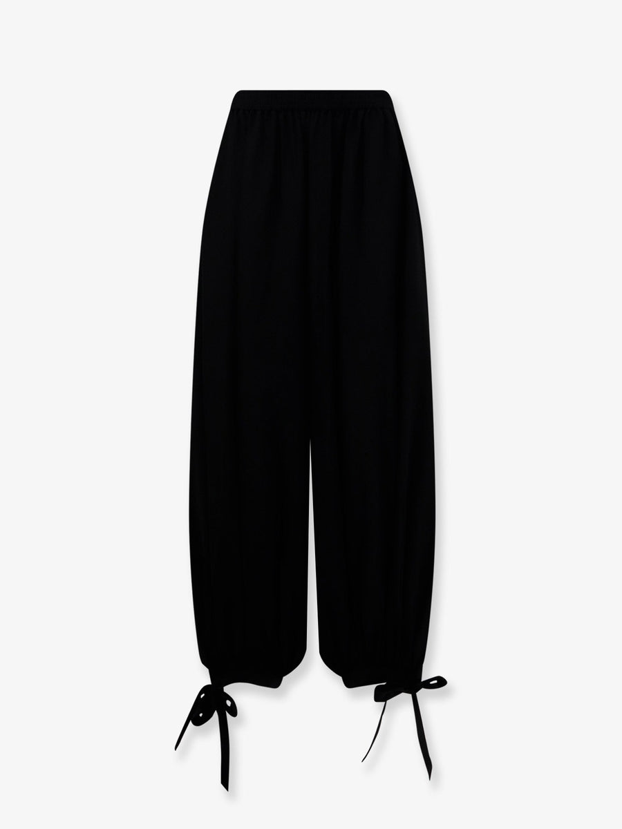 Trousers Silk Black